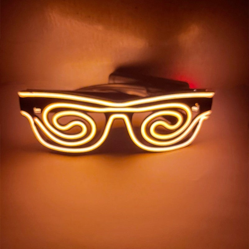 Gafas de luz fría deslumbrantes accesorios para fiestas