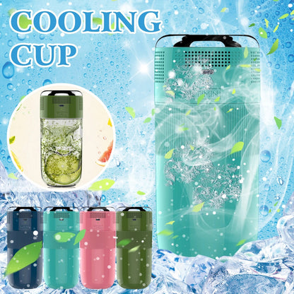 Nueva taza portátil de enfriamiento rápido, Mini refrigerador, USB, congelación rápida, hervidor frío para deportes al aire libre, Enfriador de bebidas inteligente para coche, taza de agua