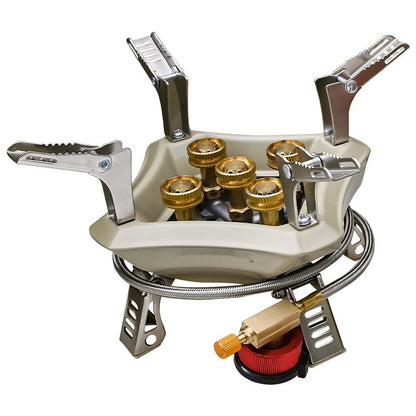 Outdoor Fierce Fire Stove Head Camping Portable Windproof Gas Stove Gas Gas Portable Gas Stove