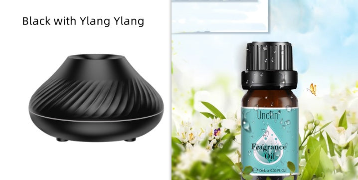 Nuevo Difusor de aroma de llama volcánica Lámpara de aceite esencial 130 ml Humidificador de aire portátil USB con luz nocturna de color Generador de niebla Fogger Luz LED