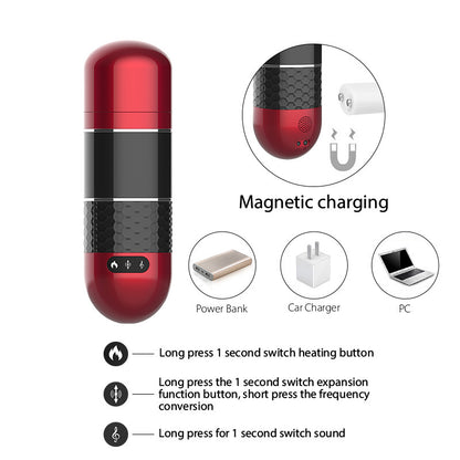 Botella de avión ejercicio telescópico eléctrico para hombres