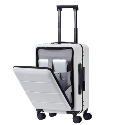 Front Opening Luggage Compartment Universal Wheel Business Side Opening