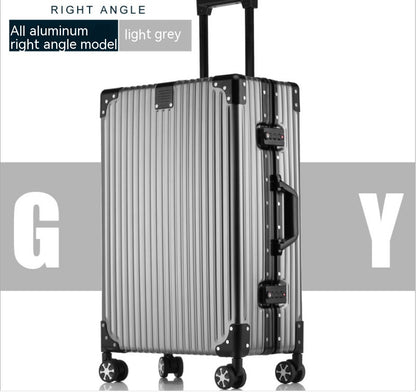 Valise à roulettes en alliage d'aluminium et de magnésium