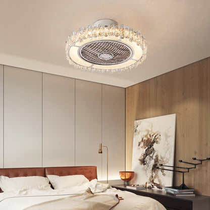 Ceiling Mounted Bedroom Dining Room Electric Fan Lamp