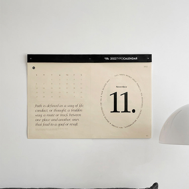 Hand Torn Creative Simple Home Decoration Wall Calendar