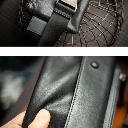 Original Fashionable Leather Chest Bag