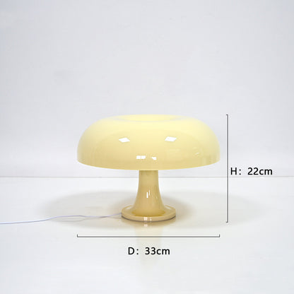 Lampe de table d’éclairage décoratif de champignon minimaliste moderne