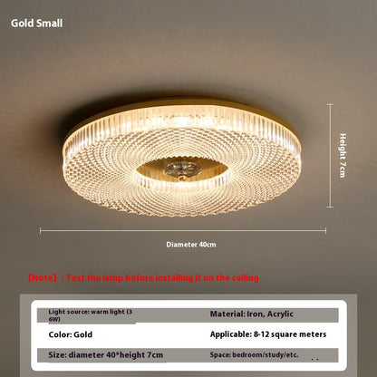 Nordic Creative Bedroom Modern Minimalist Led Ceiling Lamp