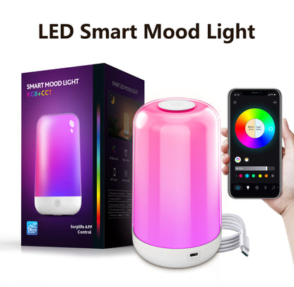 Smart Bluetooth Dimming And Color-changing 3600mA Battery Desk Lamp