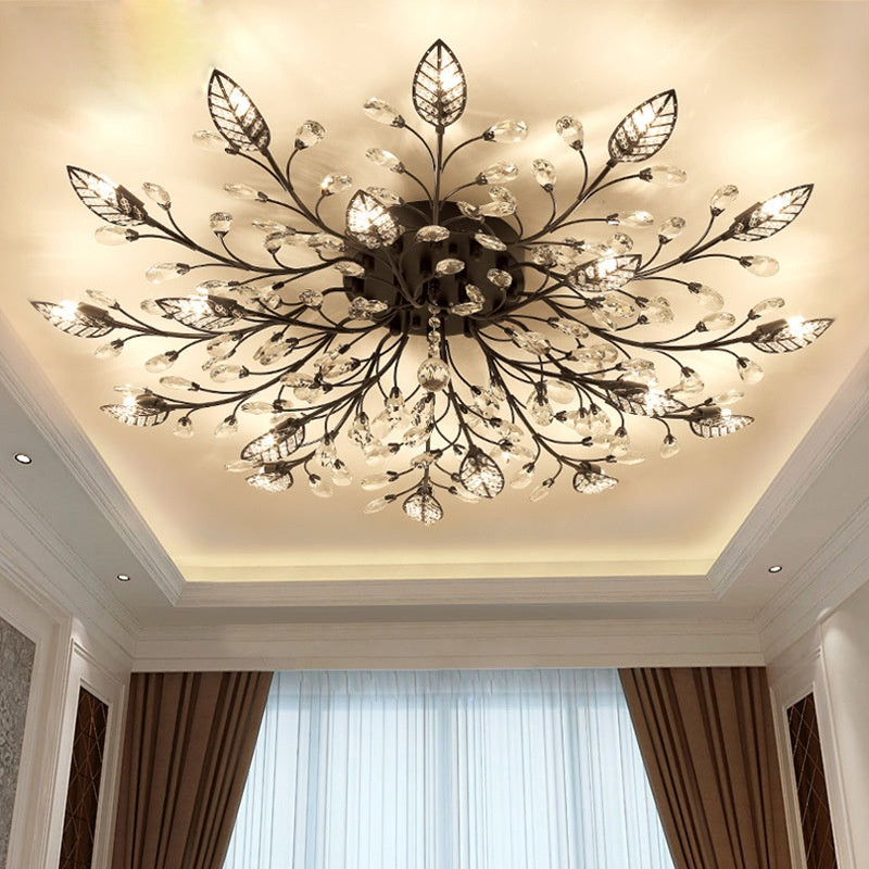 Crystal Ceiling Lamp Lamp In The Living Room Modern Simple European