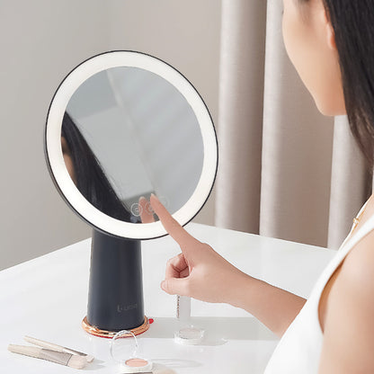 Intelligent Voice Makeup Mirror Table Type Desktop Mirror With Led Lights