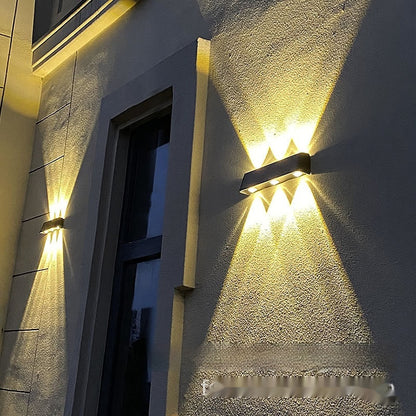 Lámpara solar para exteriores, iluminación de pared para patio, balcón, jardín, lavado, muy brillante