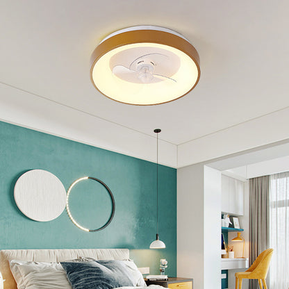 Plafond de chambre à coucher salle à manger maison lustre de ventilateur créatif silencieux