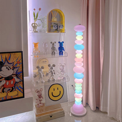 Arc-en-ciel bonbons chaîne lampadaire créatif chambre d'enfants jeune fille coeur chambre