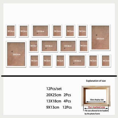 Cadre photo en bois pour la décoration murale de la maison