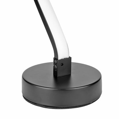 Lámpara de mesa LED moderna, lámpara de mesita de noche de hierro, escritorio en espiral