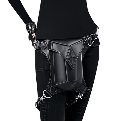 Bolso de hombro retro negro de Halloween para mujer