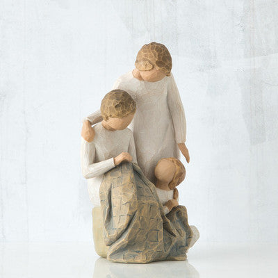 Figurine Statue Famille Décoration