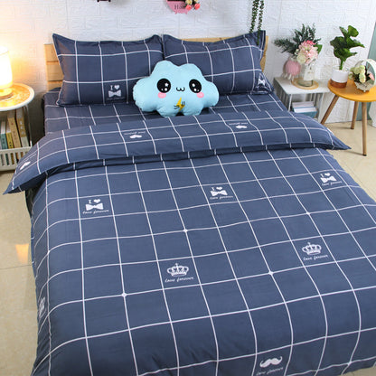 Bed Pure Cotton Quilt Cover Summer Student Dormitory Single Bed Supplies