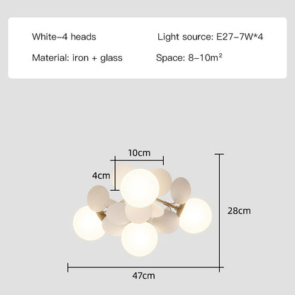 Lustre LED pour chambre d'enfant, garçons et filles, lumières chaudes