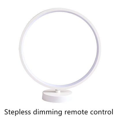 Lampe de table LED ronde et moderne minimaliste