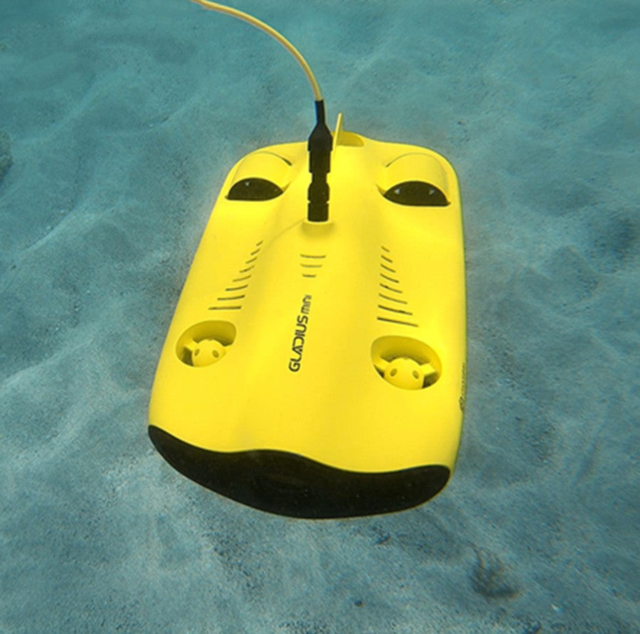 Equipo de fotografía submarina de rescate submarino no tripulado bajo el agua