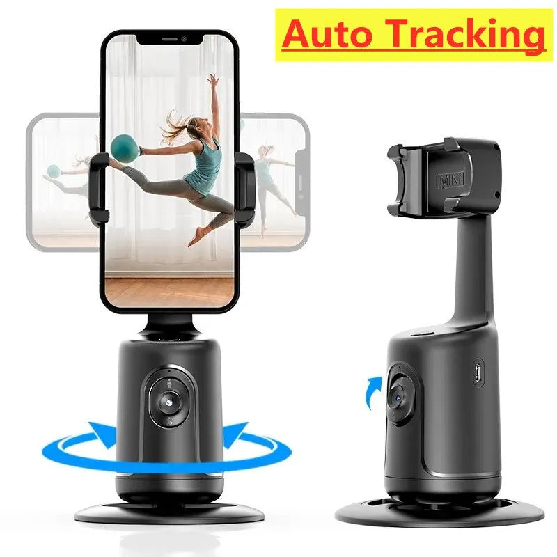 Cardan de suivi automatique du visage intelligent AI, support de téléphone automatique pour Smartphone, vidéo Vlog Live, trépied stabilisateur, 360