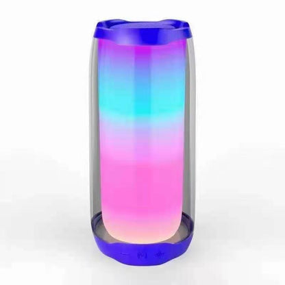 Altavoz Bluetooth, efecto de luz de colores, subwoofer de tarjeta, sonido de luz de colores