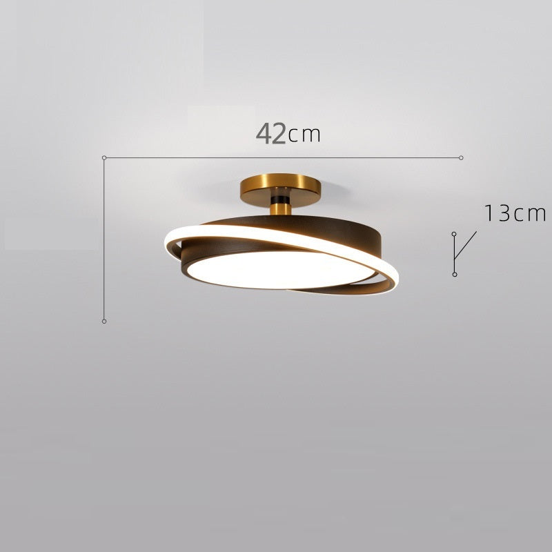 Chambre Lumière Nordique Simple Moderne Lumière De Luxe Créatif Ronde Led Plafonnier Restaurant Designer Chambre Principale Lumière