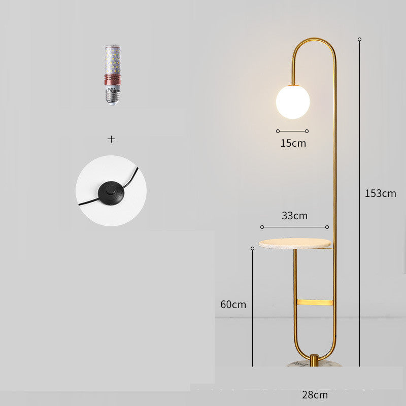 Lámpara de noche minimalista para dormitorio de una pieza