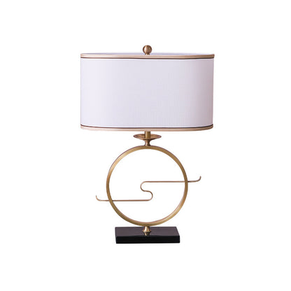 Nouveau Lampe de Table en cuivre de Style chinois chambre principale lampe