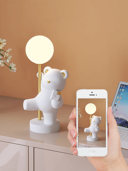 Creative Bear Decoration Bedroom Bedside Table Cute Bedside Lamp