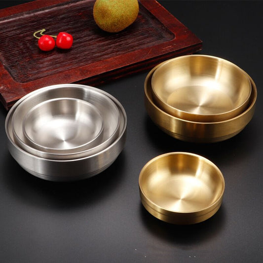 Stainless Steel Cold Seasoning Dish Rice Bowl