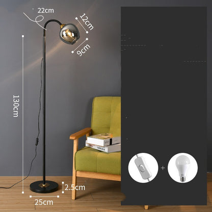 Lampe de table verticale simple nordique simple et luxueuse