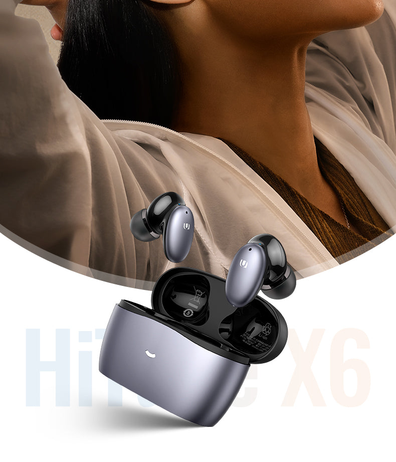 Casque Bluetooth intra-auriculaire à réduction active du bruit HiTuneX6