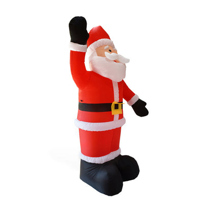 Christmas Inflatable Decoration Courtyard Layout 24m Santa Claus Inflatable Model Party Gifts Outdoor Decoration