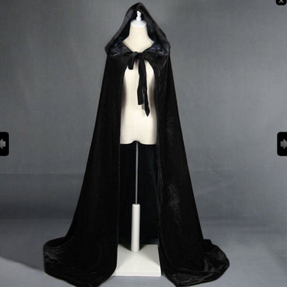 Double Layer Halloween Thick Cloak Velvet Shawl