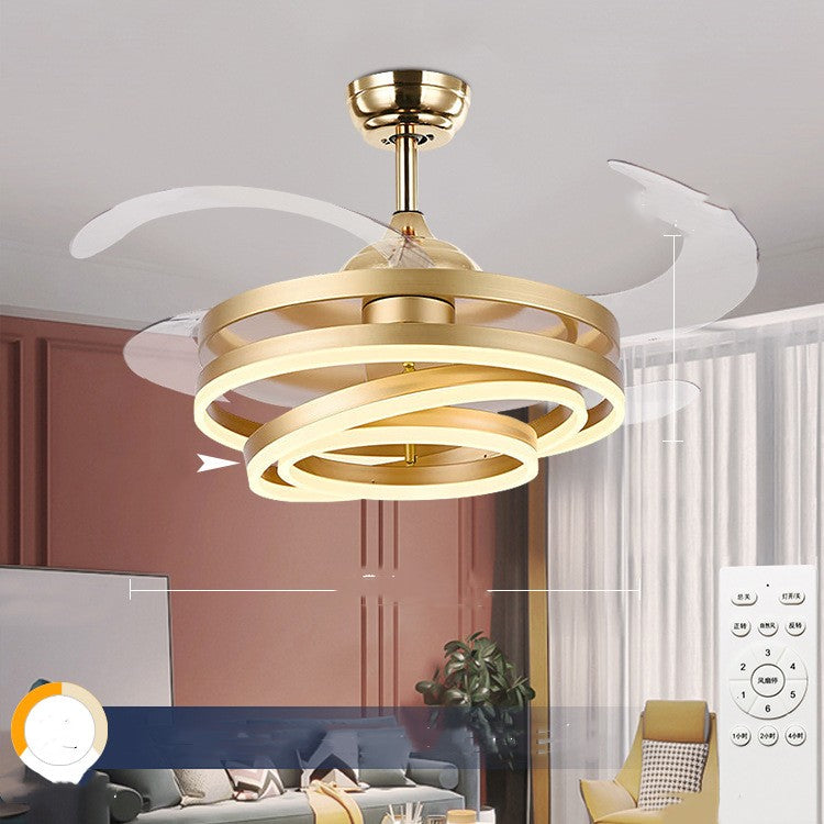 Household Living Room Bedroom Lights With Electric Fans And Chandeliers