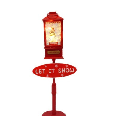 Christmas Snow Street Lamp Living Room Decorations