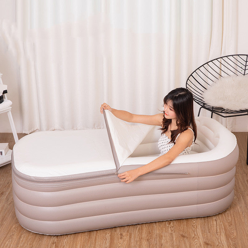 Full Body Folding Inflatable Bathtub For Adults