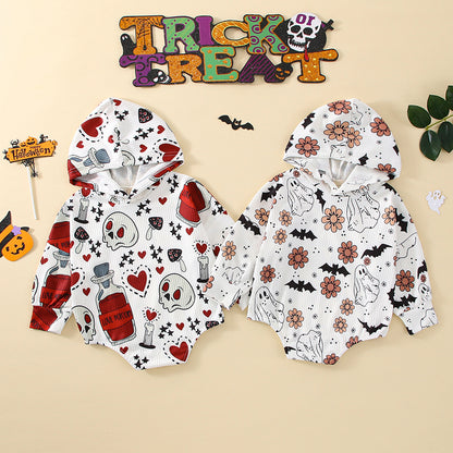 Halloween Autumn Newborn Infant Baby Boys Girls Rompers 0-24