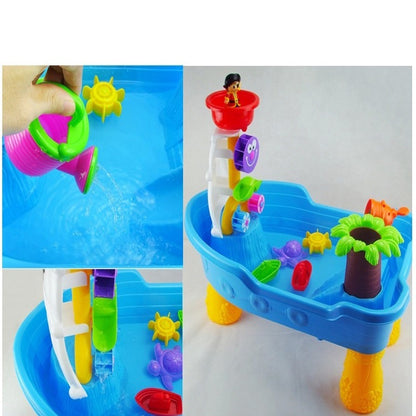 Children's Beach Toy Suit Pirate Ship Play Sand Play Water Gaming Table