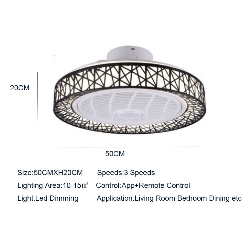 European Hollow Pattern Invisible Ceiling Lamp