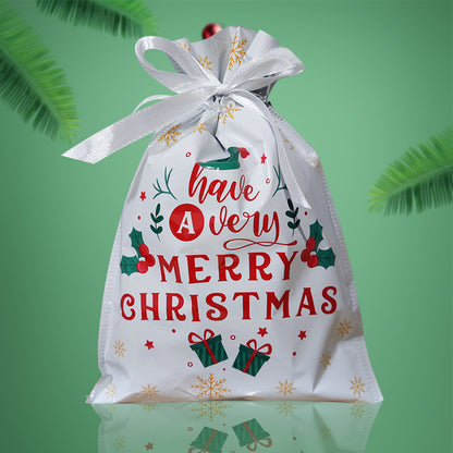 Home Fashion Simple Drawstring Christmas Gift Bag Suit