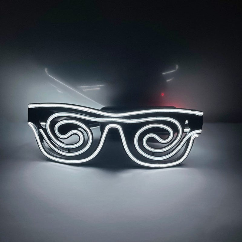 Lunettes à lumière froide, accessoires de fête éblouissants