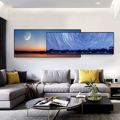 Nordic Living Room Decoration Painting Modern And Simple Double Layered