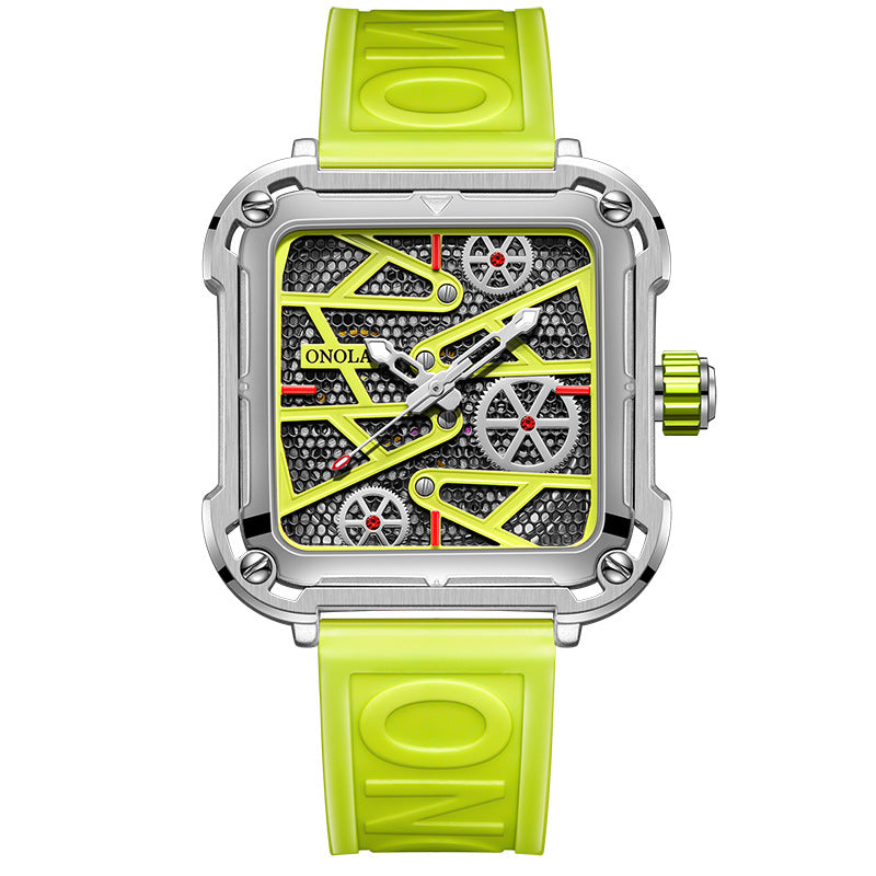 Reloj de moda para hombre ONOLA Hollow relojes de lujo completamente automáticos para hombre