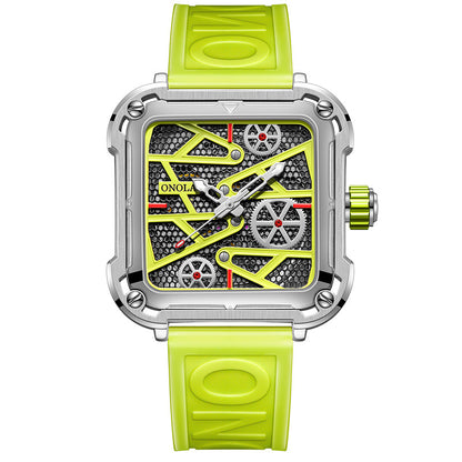 Reloj de moda para hombre ONOLA Hollow relojes de lujo completamente automáticos para hombre