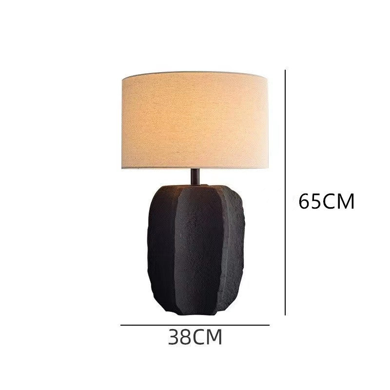 Ceramic Table Lamp Silent Style Large Modern New Chinese Retro Nostalgic Hotel Homestay Ornament