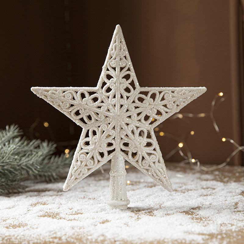 Five Pointed Star Christmas Tree Decorations